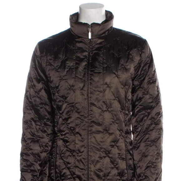 Brown vintage moncler long puffer coat - Picture 4 of 4